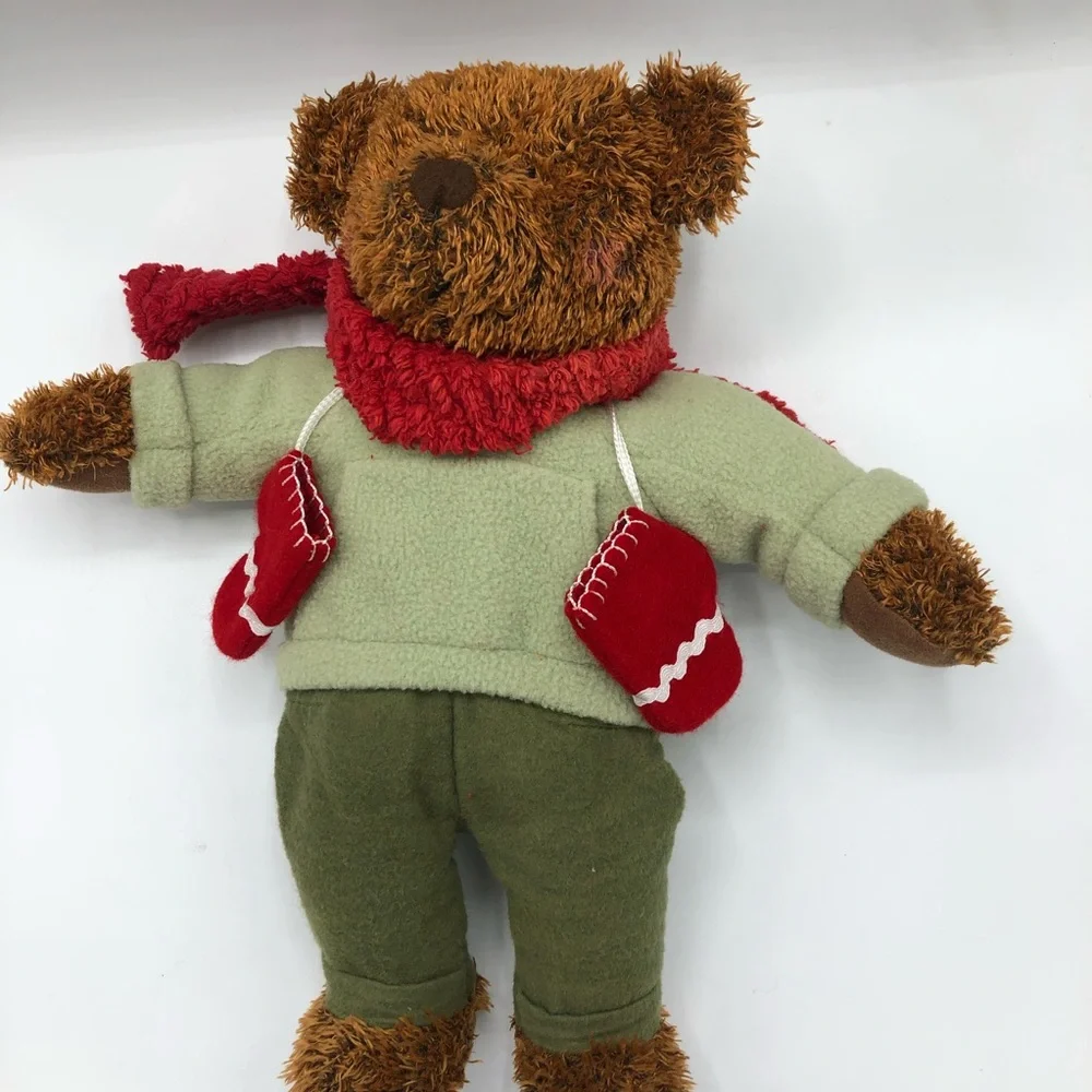 Vintage 2002 Hallmark Teddy Mittens 100th Anniversary of the Teddy Bear Plush